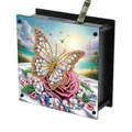 Diamantmalerei Spardose Tiere Blumen Spezialform – Farbe PBK004