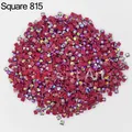 Diamantmalerei Steine AB quadratisch 10 g bis 500 g bunt – Farbe AB Square 815