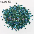 Diamantmalerei Steine AB quadratisch 10 g bis 500 g bunt – Farbe AB Square 890