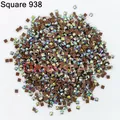 Diamantmalerei Steine AB quadratisch 10 g bis 500 g bunt – Farbe AB Square 938