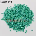 Diamantmalerei Steine AB quadratisch 10 g bis 500 g bunt – Farbe AB Square 958
