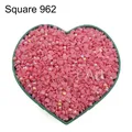 Diamantmalerei Steine AB quadratisch 10 g bis 500 g bunt – Farbe AB Square 962