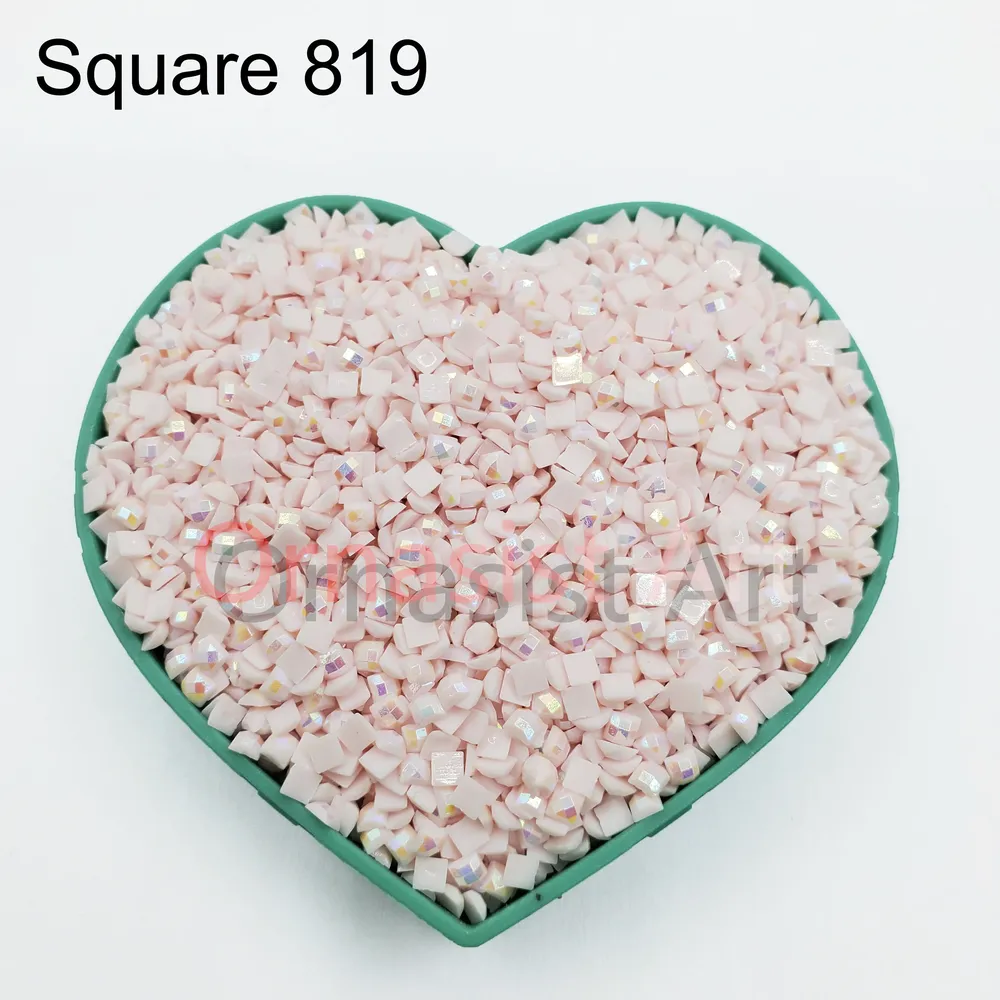 Diamantmalerei Steine AB quadratisch 10 g bis 500 g bunt