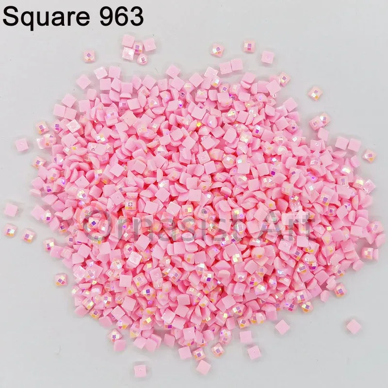 Diamantmalerei Steine AB quadratisch 10 g bis 500 g bunt