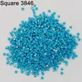 Diamantmalerei Steine AB quadratisch 20 g bis 1000 g bunt – Color AB Square 3846