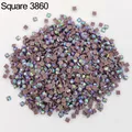 Diamantmalerei Steine AB quadratisch 20 g bis 1000 g bunt – Color AB Square 3860