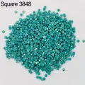 Diamantmalerei Steine AB quadratisch 20 g bis 1000 g bunt – Color AB Square 3848