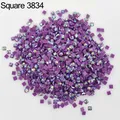 Diamantmalerei Steine AB quadratisch 20 g bis 1000 g bunt – Color AB Square 3834