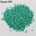 Diamantmalerei Steine AB quadratisch 30 g bis 1000 g bunt – Farbe AB Square 958