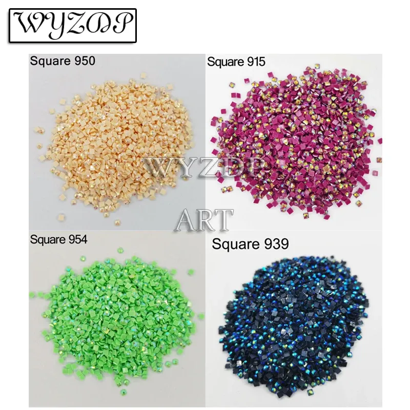 Diamantmalerei Steine AB quadratisch 30 g bis 1000 g bunt