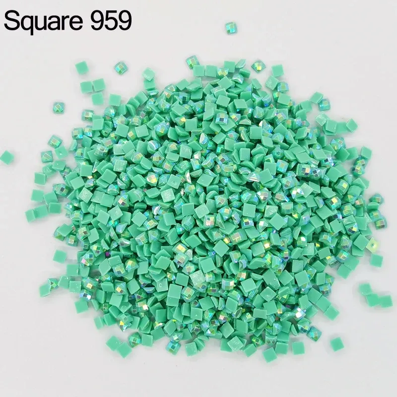 Diamantmalerei Steine AB quadratisch 30 g bis 1000 g bunt