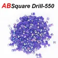 Diamantmalerei Steine AB quadratisch 50 g bunt Harz – Farbe AB square drill-550