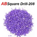 Diamantmalerei Steine AB quadratisch 50 g bunt Harz – Farbe AB square drill-208