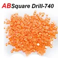 Diamantmalerei Steine AB quadratisch 50 g bunt Harz – Farbe AB square drill-740