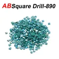 Diamantmalerei Steine AB quadratisch 50 g bunt Harz – Farbe AB square drill-890