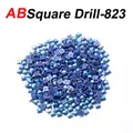 Diamantmalerei Steine AB quadratisch 50 g bunt Harz – Farbe AB square drill-823