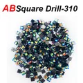 Diamantmalerei Steine AB quadratisch 50 g bunt Harz – Farbe AB square drill-310