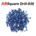 Diamantmalerei Steine AB quadratisch 50 g bunt Harz – Farbe AB square drill-939