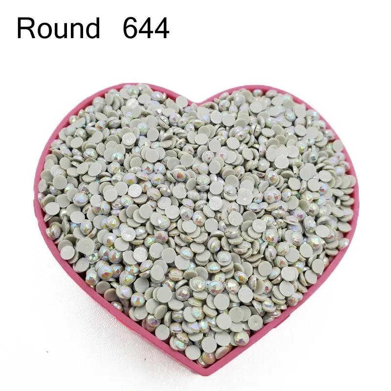 Diamantmalerei Steine AB rund 10 g bis 250 g bunt