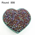 Diamantmalerei Steine AB rund 20 g bis 500 g bunt – Farbe AB Round  898
