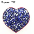 Diamantmalerei Steine quadratisch 10 g bis 500 g bunt – Farbe Crystal Square 792