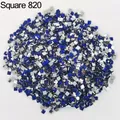 Diamantmalerei Steine quadratisch 10 g bis 500 g bunt – Farbe Crystal Square 820