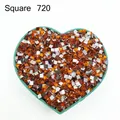 Diamantmalerei Steine quadratisch 10 g bis 500 g bunt – Farbe Crystal Square 720