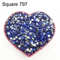 Diamantmalerei Steine quadratisch 10 g bis 500 g bunt – Farbe Crystal Square 797