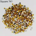 Diamantmalerei Steine quadratisch 10 g bis 500 g bunt – Farbe Crystal Square 741