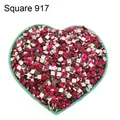 Diamantmalerei Steine quadratisch 10 g bis 500 g bunt – Farbe Crystal Square 917