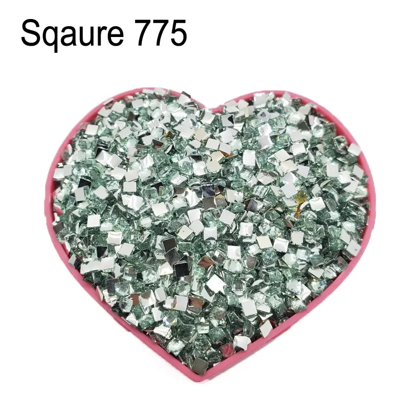 Diamantmalerei Steine quadratisch 10 g bis 500 g bunt