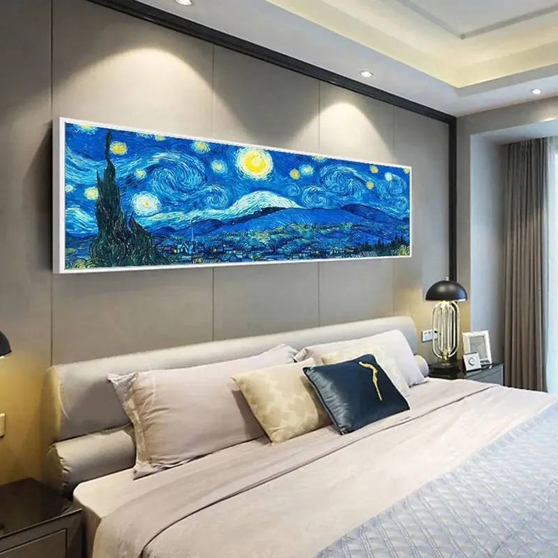 Diamantmalerei Sternenhimmel Van Gogh 30x80cm