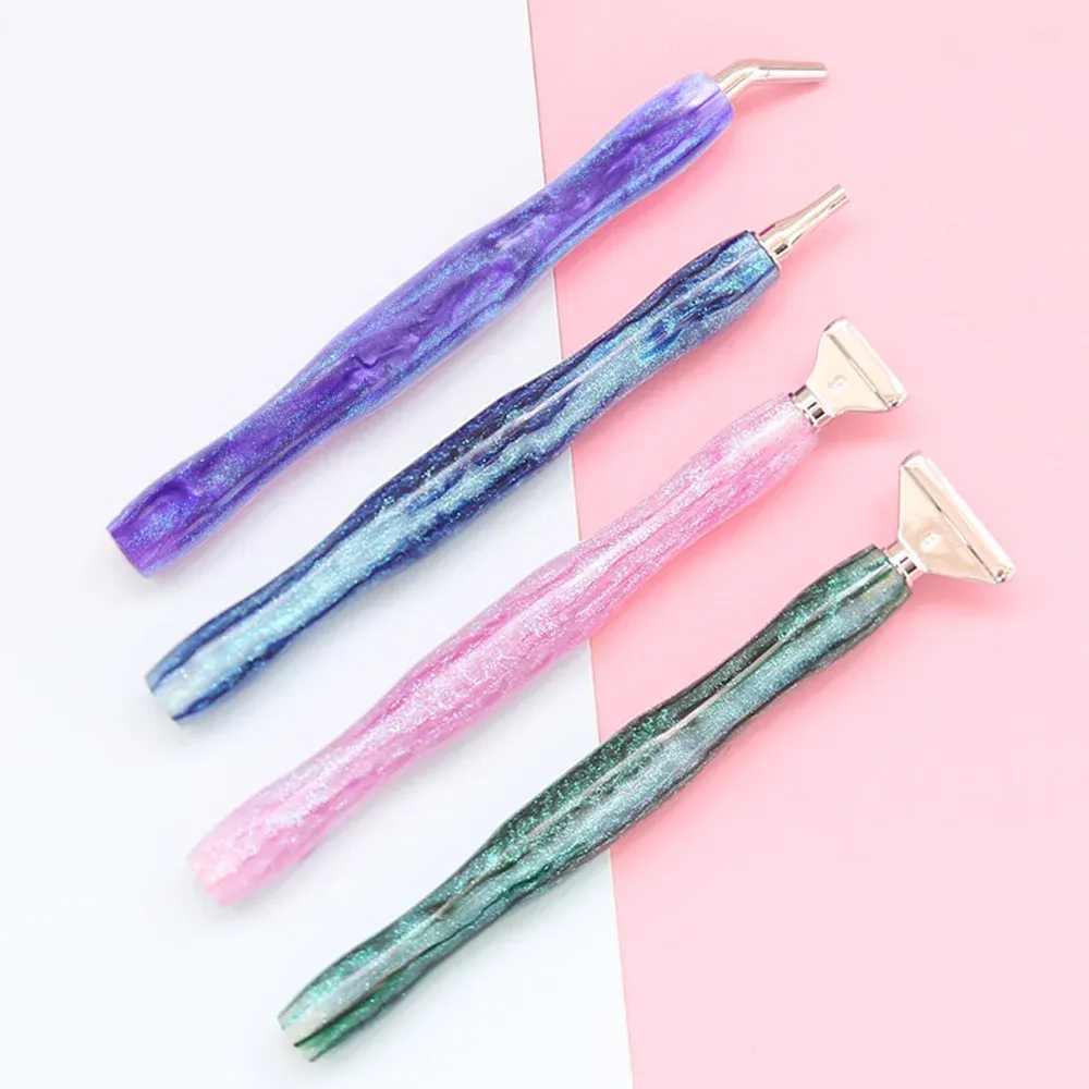 Diamantmalerei Stift aus Harz mit Metall Ersatzspitzen