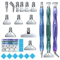 Diamantmalerei Stift aus Harz mit Metall Ersatzspitzen – Farbe Silver-Boxed 21pcs