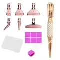 Diamantmalerei Stift Kit Glitter Bohrer für Nail Art – Farbe Set 7