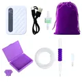 Diamantmalerei Stift Kit mit Vakuum und Ablagefach – Farbe Braun (E)