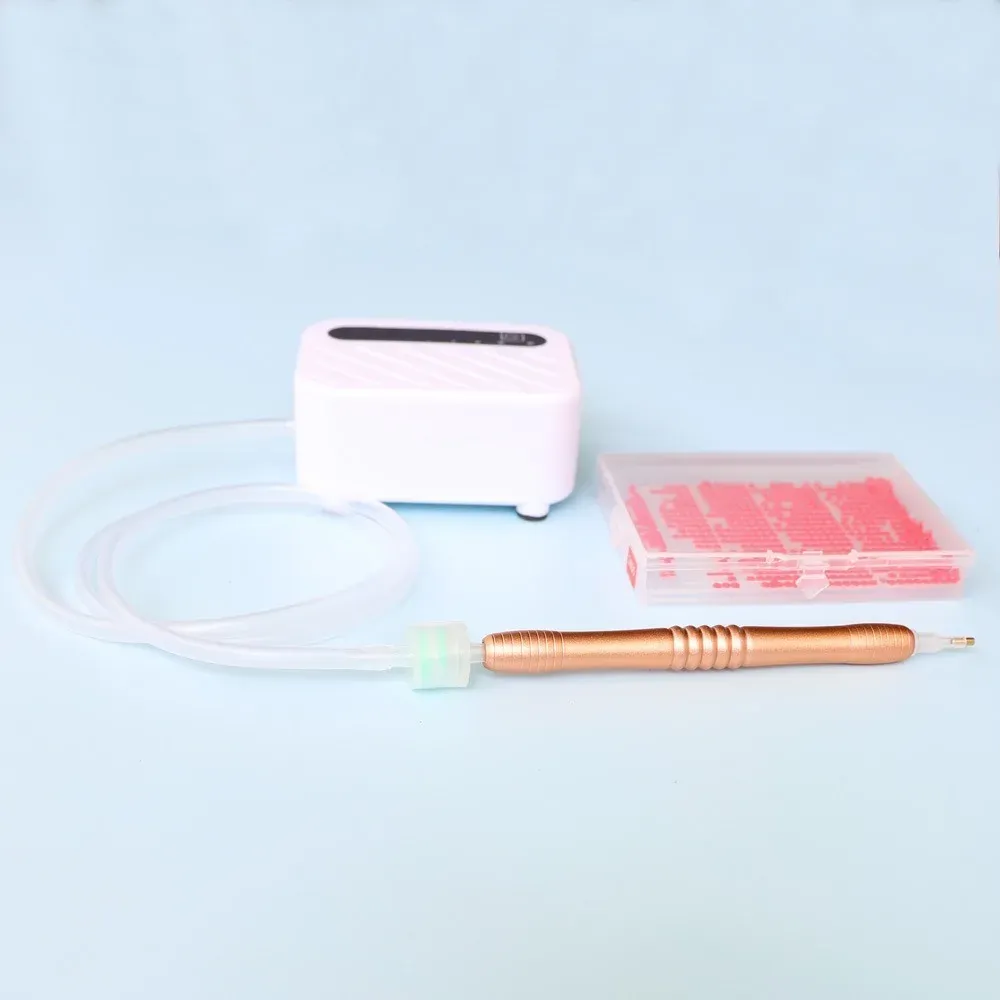 Diamantmalerei Stift Kit mit Vakuum und Ablagefach