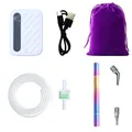 Diamantmalerei Stift Kit mit Vakuum und Ablagefach – Farbe HIMMELBLAU (D)