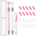 Diamantmalerei Stift mit drehbarem Wachskopf für Bastelarbeiten – Farbe pen - 20 pcs wax