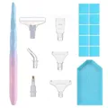 Diamantmalerei Stiftset mit 6 Bohrspitzen und Zubehör – Farbe SFE03