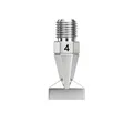 Diamantmalerei Stiftspitzen Metall für DIY Handwerk Ersatz – Farbe 4 Heads