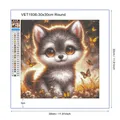 Diamantmalerei Tier Hund Tiger Katze Mosaik Kits 30 x 30 cm – 2