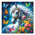 Diamantmalerei Tier Hund Tiger Katze Mosaik Kits 30 x 30 cm – Farbe VET1945