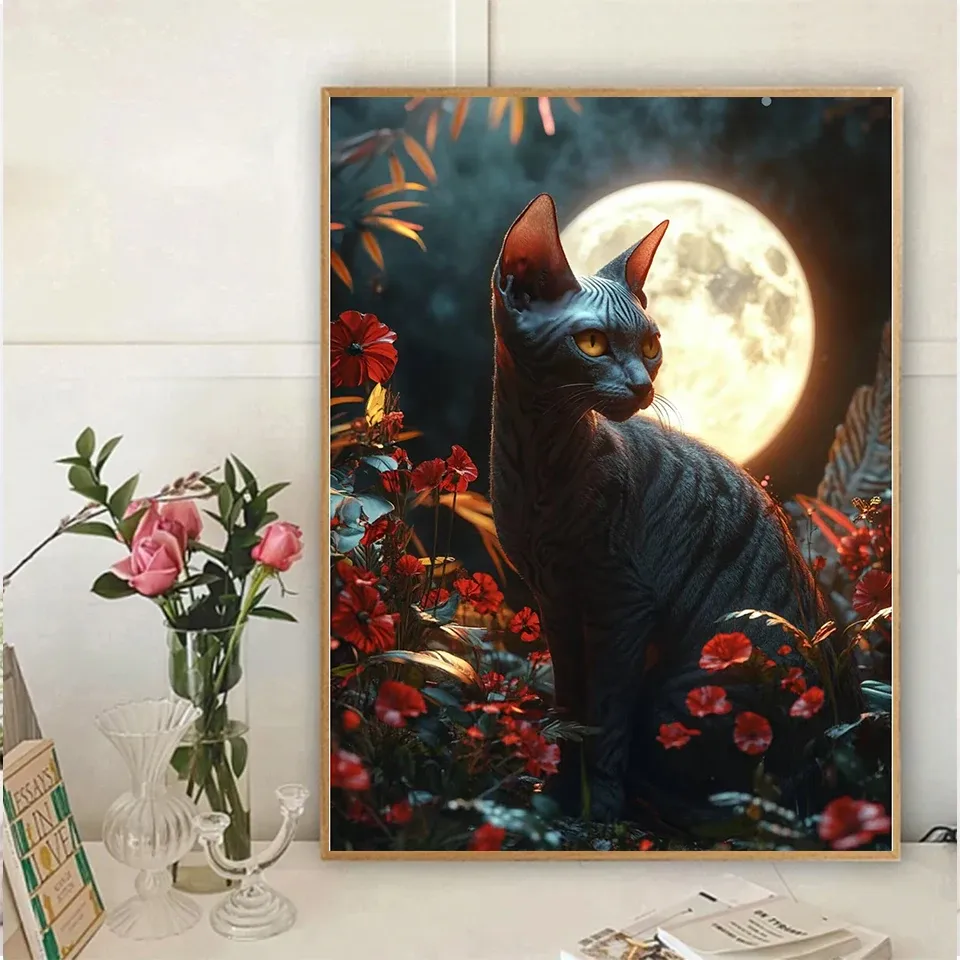 Diamantmalerei Tier Kit Katze Mosaik Wohnkultur Geschenk
