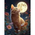 Diamantmalerei Tier Kit Katze Mosaik Wohnkultur Geschenk – Farbe MX1661