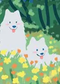 Diamantmalerei Tiere Blumenwiesen Enten Hunde Katzen Kinderzimmer Deko – Farbe Burgunderrot (04)