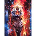 Diamantmalerei Tiger Drache 120 Farben Harz Acryl 30x40cm bis 45x60cm – Farbe 120 Colors-BQ BY-6