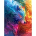 Diamantmalerei Tiger Drache 120 Farben Harz Acryl 30x40cm bis 45x60cm – Farbe 120 Colors-BQ BY-20