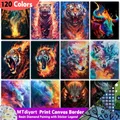 Diamantmalerei Tiger Drache 120 Farben Harz Acryl 30x40cm bis 45x60cm – 1