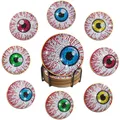 Diamantmalerei Untersetzer Set Spinnennetz mit Halter Holz – Farbe Eyes